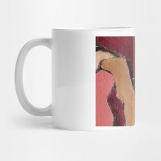 Artwork Oil Painting 2c27 Winery Daylily Pink Mug